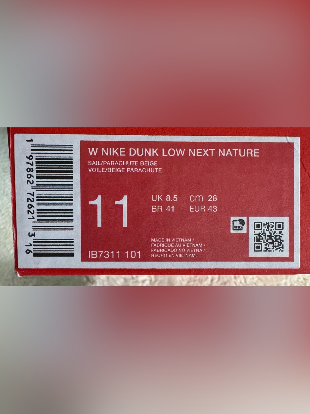 New in Box 🛕 Nike Dunk Low Next Nature - Women’s Size 11 - Picture 7 of 7